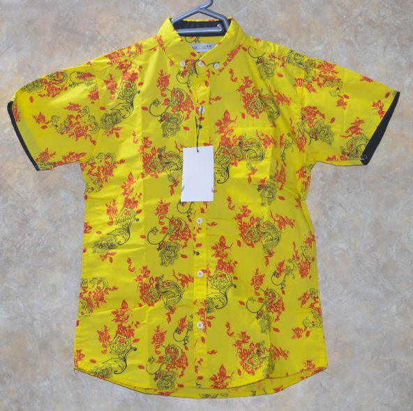 Yellow Red Flourish 001