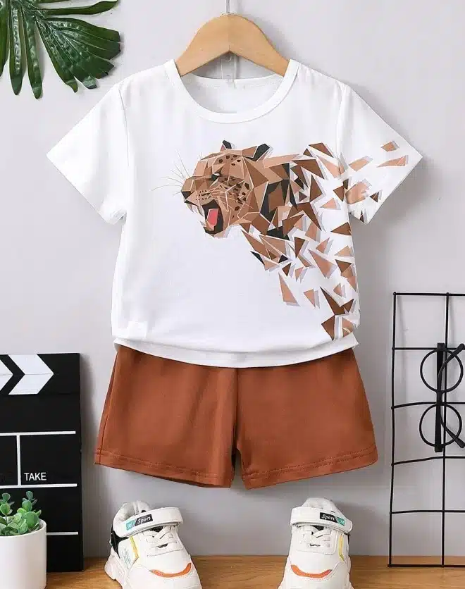 Running Leopard Summer Set
