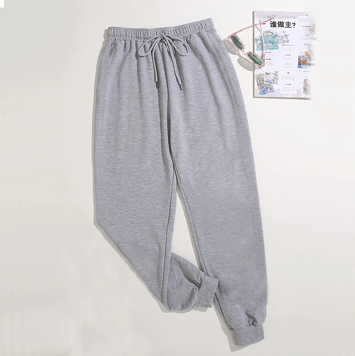 Gray Basic Summer Trouser