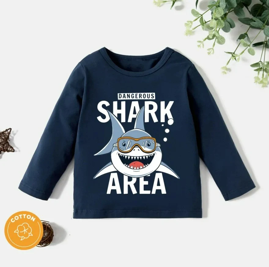 Dangerous Shark Area Long Sleeves